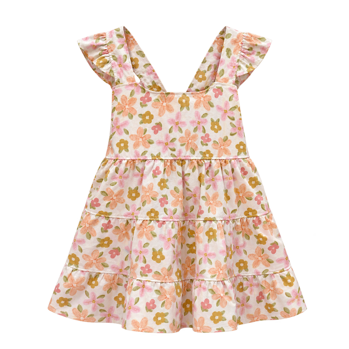 Vestido floreado rosado