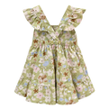 Vestido floreado verde