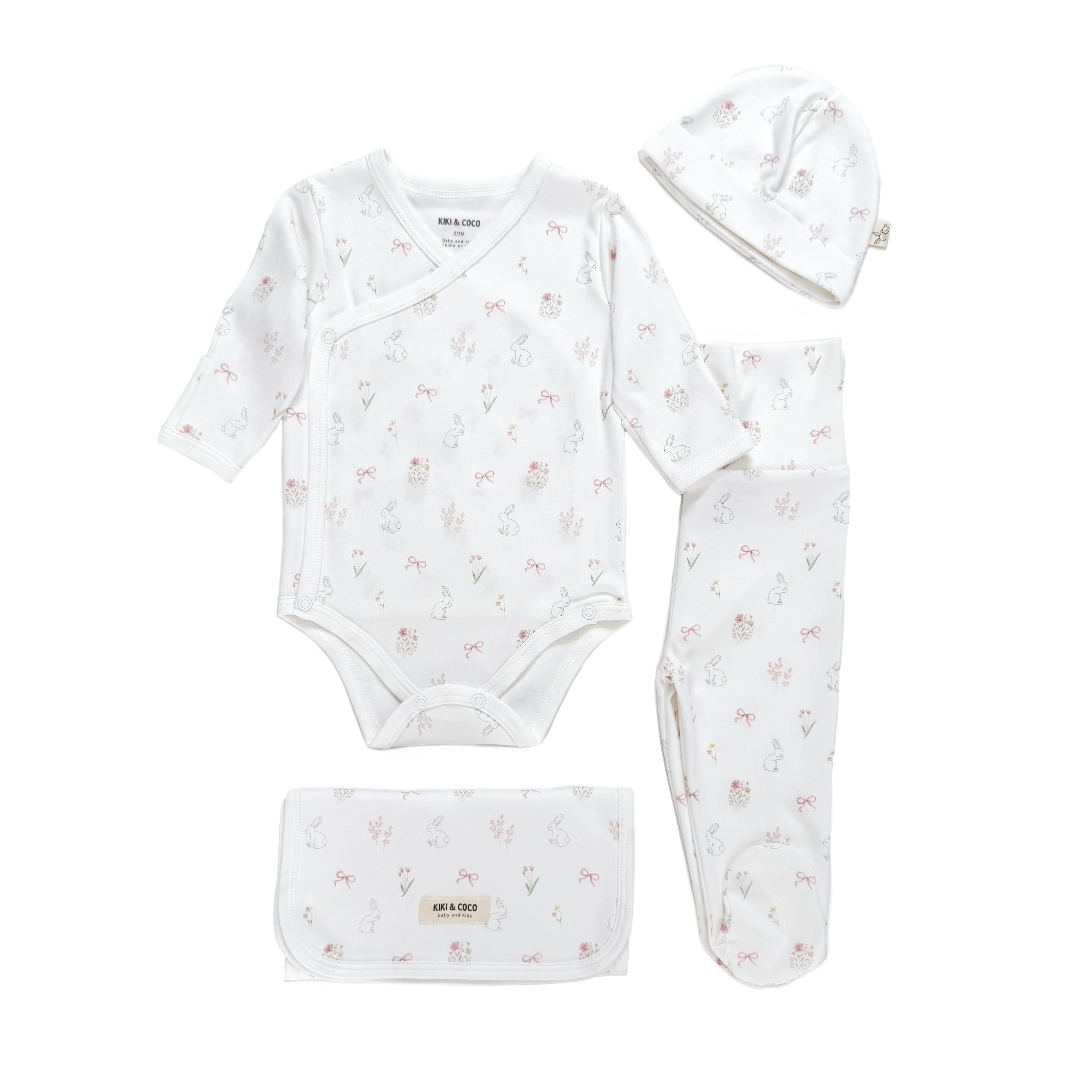 Set de 4 piezas Conejos niñas